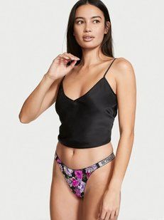 Трусики стринги Victoria's Secret Very Sexy Bombshell Shine Strap Thong Panty 26371871 фото