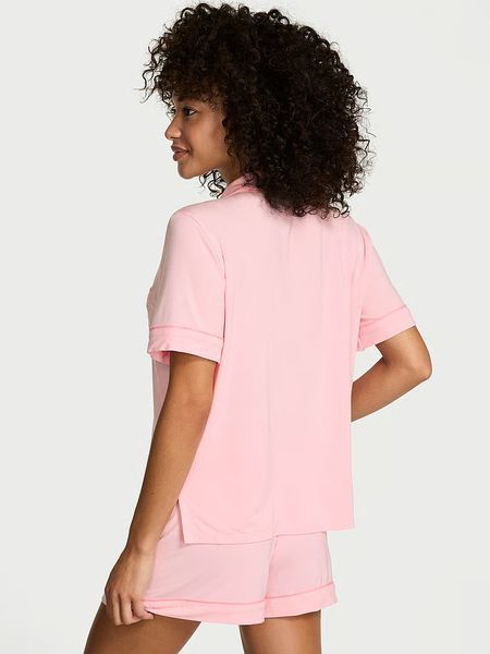 Піжама Модал Victoria's Secret SoSoft™ Modal Bow Short Pajama Set — фото товару | VikkyStyle Піжама Модал Victoria's Secret SoSoft™ Modal Bow Short Pajama Set — основне фото товару, вигляд спереду