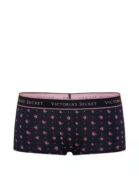 Трусики шортики Victoria's Secret Logo Cotton Boyshort Panty 27323799 фото
