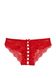 Трусики чікі Victoria's Secret Laceup Ouvert Cheekini Panty, Червоний, S