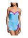 Пеньюар Victoria's Secret Tease Satin Lace-Trim Mini Slip Bikini Blue &mdash; фото , вигляд з різних ракурсів