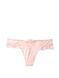 Трусики стринги Victoria's Secret&nbsp;Micro Lace Insset Thong Panty 26511248 фото