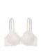 Бюстгальтер Victoria's Secret Bombshell Add-2-Cups Double Shine Strap Lace Push-Up Bra, Білий, 34, B