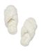 Капці Victoria's Secret PINK Faux Fur Slipper Ivory White, Бежевий, L