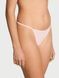 Трусики стринги Victoria's Secret Stretch Cotton Sparkle V-String Panty 27212046 фото 1