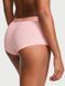 Трусики шортики Victoria's Secret Logo Cotton Boyshort Panty Pink 27257398 фото 2