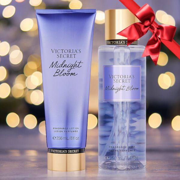 Подарунковий набір Victoria's Secret Midnight Bloom Fragrance Mist + Lotion 26468782-26625321 фото