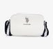 Сумка U.S. Polo Assn Classic Zip Crossbody Bag White &mdash; фото , вигляд з різних ракурсів