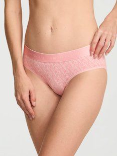 Трусики хіпстери Victoria's Secret Logo Cotton Hiphugger Panty &mdash; основне фото товару, вигляд спереду