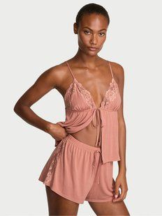Піжама Модал Victoria's Secret Modal Soft Short Pajama Set &mdash; основне фото товару, вигляд спереду