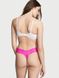 Мережевні Трусики Victoria's Secret Logo Cotton Thong Panty Pink, Рожевий, S