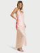 Пеньюар Victoria's Secret Long Slip in Peony Faint Pink  &mdash; фото , вигляд з різних ракурсів
