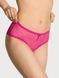 Трусики чики Victoria's Secret Bow Lace Mesh Cheeky Panty 27217274 фото 1