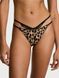 Трусики стринги Victoria's Secret Very Sexy Rose Lace-Trim Strappy Cut-Out V-String Panty 27274385 фото 1