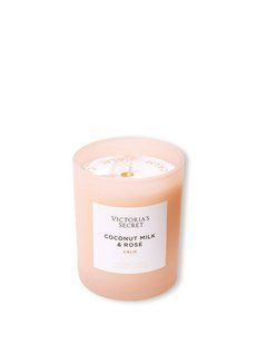 Свеча ароматизированная Victoria's Secret Scented Candle Natural Beauty Coconut Milk & Rose CALM 26679404 фото