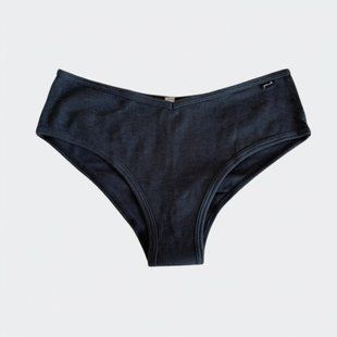 Трусики чики Victoria's Secret PINK Cotton Cheekster Panty Black 26535189e фото
