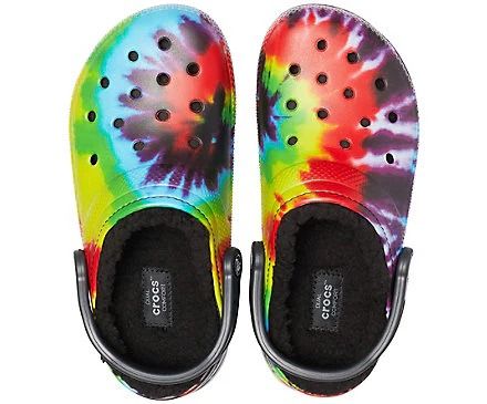 Крокси утеплені Crocs Men's and Women's Classic Tie Dye Lined Clog  423633 фото