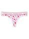 Трусики стринги Victoria's Secret White Kisses Thong Knickers 26987860 фото 3