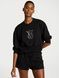 Піжама Котонова Victoria's Secret Flannel Long-Sleeve Short Tee-Jama Set  Black &mdash; фото , вигляд з різних ракурсів
