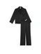 Подарунковий набір Victoria's Secret Піжама Сатинова Satin Dew Drop Long Pajama Set + Крем-гель для душу Vanilla Bean Macadamia &mdash; фото , вигляд з різних ракурсів