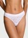 Трусики стринги Victoria's Secret Cotton Logo Cotton Thong Panty 27109689 фото 1