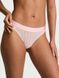 Трусики стрінги Victoria's Secret Cotton SoSoft&trade; Modal Ultra-Fine Logo Thong Panty Angel Pink &mdash; фото , вигляд з різних ракурсів