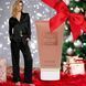 Подарунковий набір Victoria's Secret Піжама Сатинова Satin Dew Drop Long Pajama Set + Крем-гель для душу Vanilla Bean Macadamia &mdash; фото , вигляд з різних ракурсів