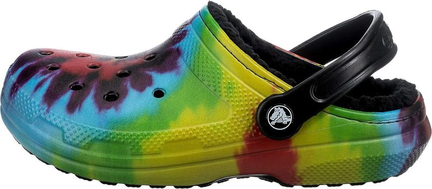 Крокси утеплені Crocs Men's and Women's Classic Tie Dye Lined Clog  423633 фото