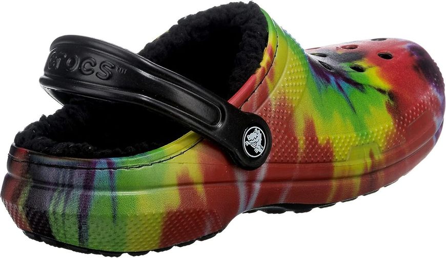 Крокси утеплені Crocs Men's and Women's Classic Tie Dye Lined Clog  423633 фото