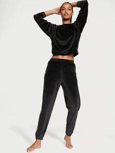 Велюровый спортивный костюм Victoria's Secret Velour Full-Zip Hoodie & Jogger 26716880\26716962 фото