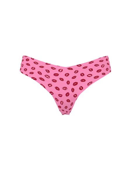 Трусики стрінги Victoria's Secret No-Show Thong Panty Pink Sugar Lips &mdash; основне фото товару, вигляд спереду