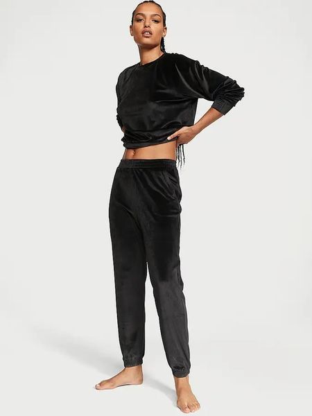 Велюровий спортивний костюм Victoria's Secret Velour Full-Zip Hoodie & Jogger 26716880\26716962 фото