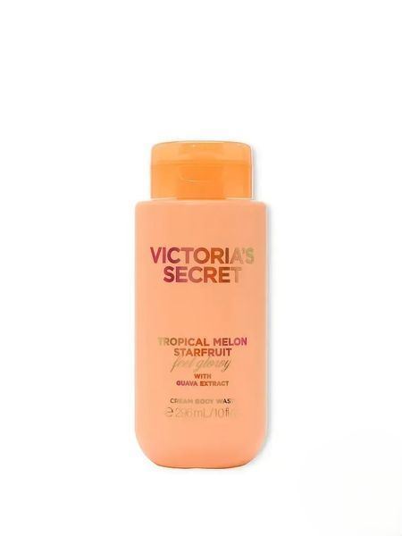 Подарунковий набір Victoria's Secret Tropical Melon Starfruit Shimmer Body Oil + Cream Body Wash &mdash; основне фото товару, вигляд спереду