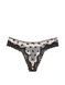Трусики стрінги Victoria's Secret Tease Mesh Lace-Trim High-Leg Thong Panty &mdash; фото , вигляд з різних ракурсів