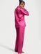 Піжама Сатинова Victoria's Secret Satin Dew Drop Heart Long Pajama Set &mdash; фото , вигляд з різних ракурсів