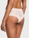 Трусики чікі Victoria's Secret Lace Cheeky Panty White &mdash; фото , вигляд з різних ракурсів
