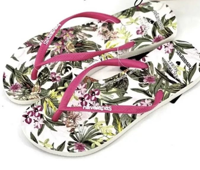 Жіночі шльопанці Victoria's Secret x Havaianas Slim Flip-Flop Green Pink 26553596 фото