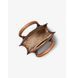 Сумка Michael Kors Mercer Extra-Small Logo And Leather Crossbody Bag Brown  &mdash; фото , вигляд з різних ракурсів