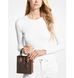 Сумка Michael Kors Mercer Extra-Small Logo And Leather Crossbody Bag Brown  &mdash; фото , вигляд з різних ракурсів