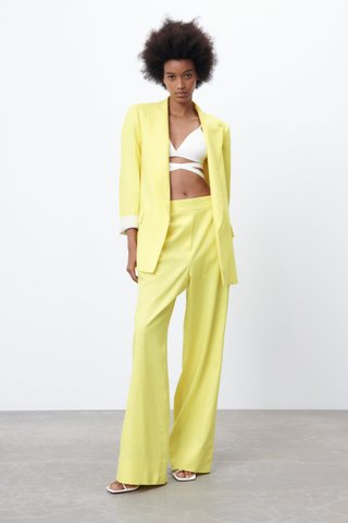 Костюм із льону ZARA Yellow 7992\939\300 фото