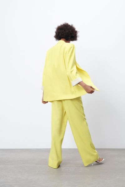 Костюм із льону ZARA Yellow 7992\939\300 фото