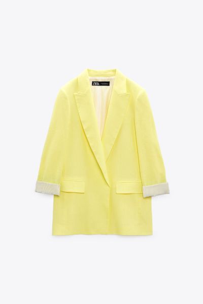 Костюм із льону ZARA Yellow 7992\939\300 фото