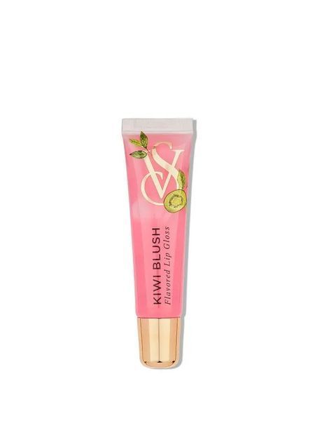 Подарочный набор Victoria's Secret Блеск для губ Flavored Lip Gloss Kiwi Blush + Крем-гель для душа Vanilla Bean & Macadamia 47/25 фото
