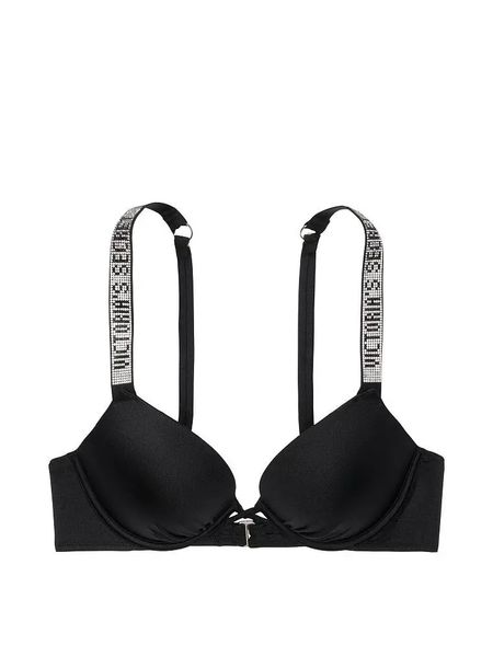 Купальник Victoria's Secret Bombshell Adds 2 cup push-up & Brazilian Bottom Black 26279827-26281449 фото