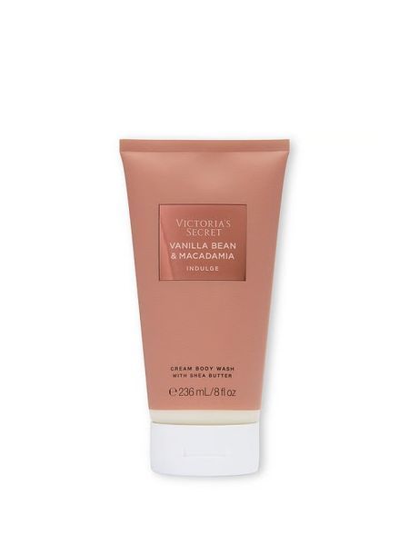 Подарочный набор Victoria's Secret Блеск для губ Flavored Lip Gloss Kiwi Blush + Крем-гель для душа Vanilla Bean & Macadamia 47/25 фото