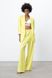 Костюм із льону ZARA Yellow, Жовтий, XS