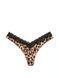 Трусики стрінги Victoria's Secret Very Sexy Lace-Trim High-Leg Thong Panty &mdash; фото , вигляд з різних ракурсів