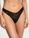 Трусики стринги Victoria's SecretVery Sexy Flocked Leopard High-Leg Thong Panty 27025572 фото 1