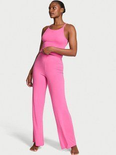 Піжама Модал Victoria's Secret SoSoft&trade; Modal Ribbed Tank & Pants Set &mdash; основне фото товару, вигляд спереду