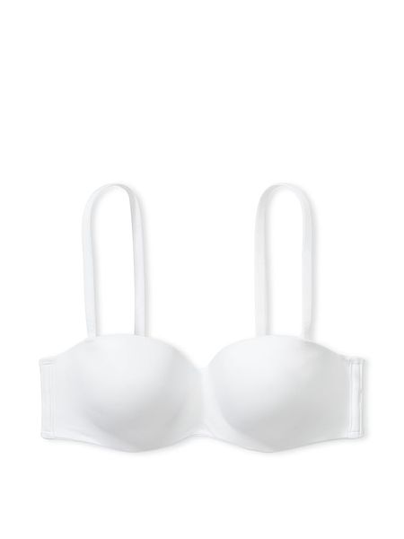 Бюстгальтер Victoria's Secret Bodu By Victoria Lightly Lined Smooth Strapless Bra White 26752658 фото